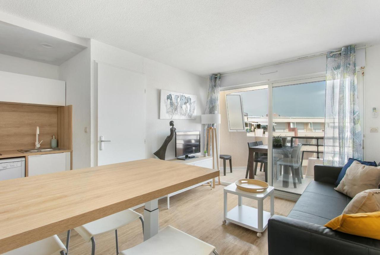 Appartement T3 Terrasse Vue Sur Mer, Piscine, Parking, Wifi Et Clim Σετ Εξωτερικό φωτογραφία