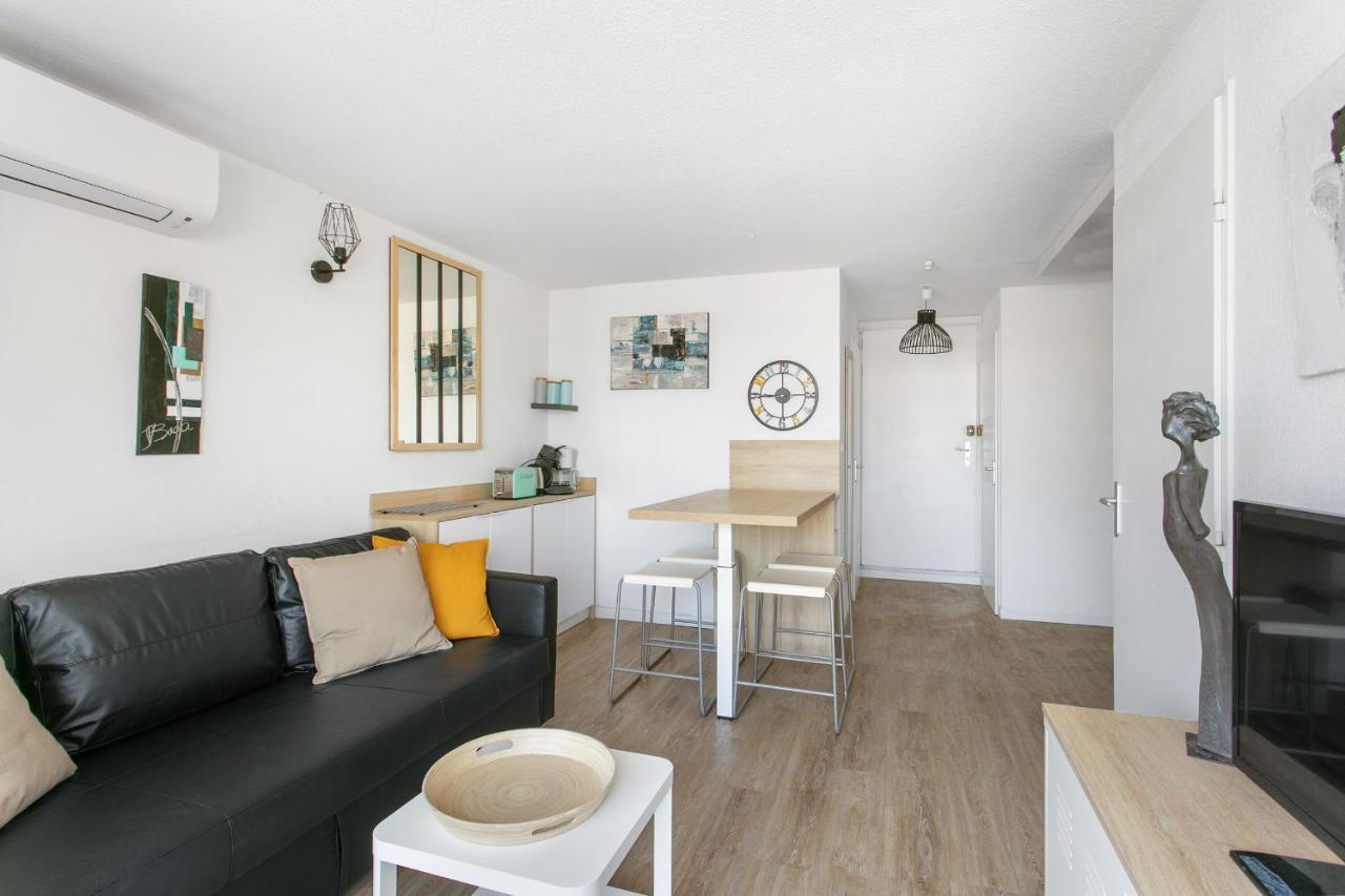 Appartement T3 Terrasse Vue Sur Mer, Piscine, Parking, Wifi Et Clim Σετ Εξωτερικό φωτογραφία